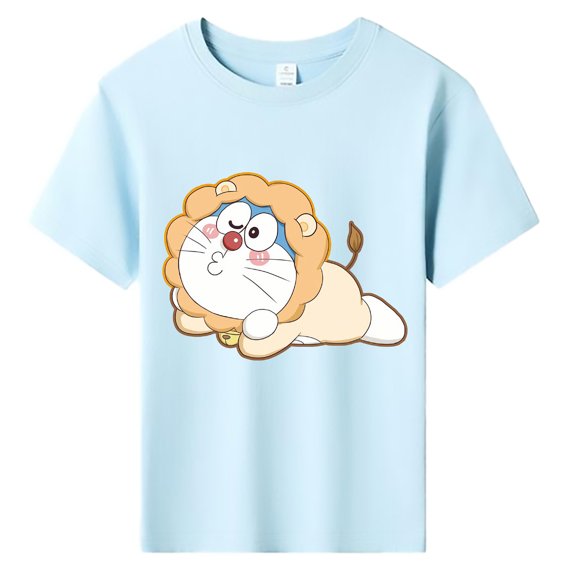 （画像用） ドラえもん Doraemon 綿100％キッズTシャツ（フロントプリント）